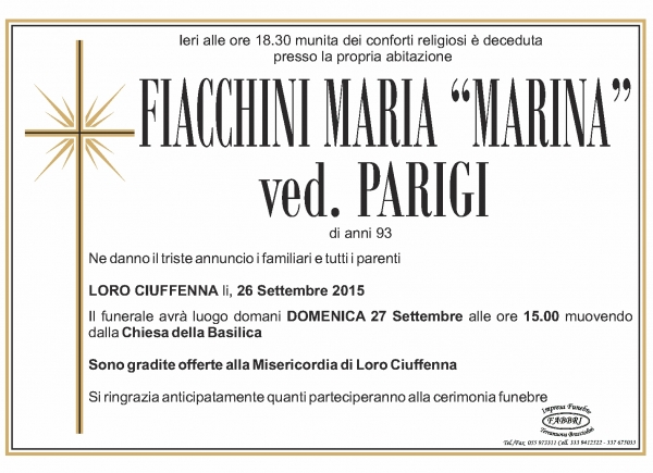 Maria Fiacchini