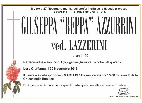 Giuseppa "Beppa" Azzurrini