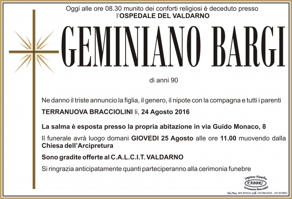 Geminiano Bargi