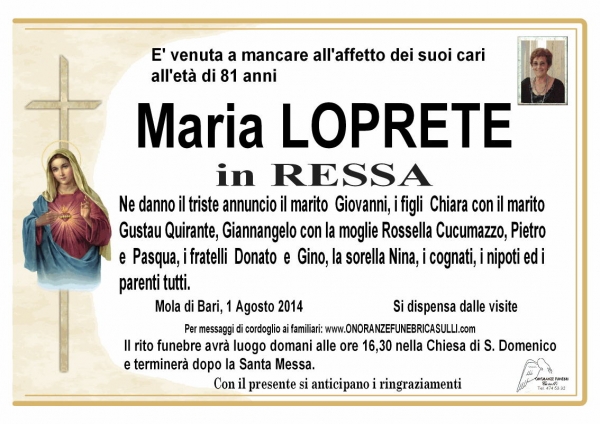 Vita Maria Loprete