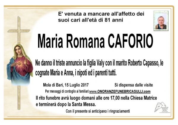 Maria Romana Caforio