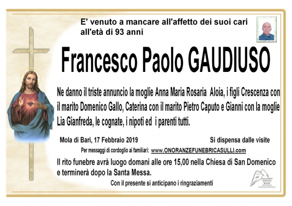 Francesco Paolo GAUDIUSO