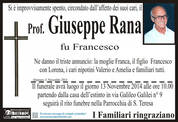 GIUSEPPE RANA