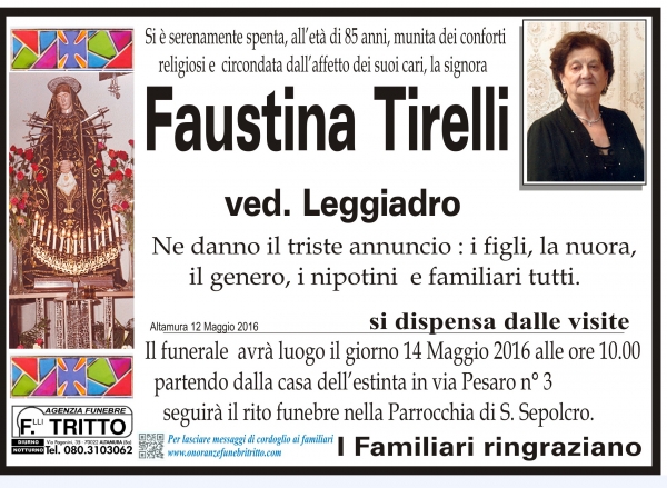 FAUSTINA TIRELLI
