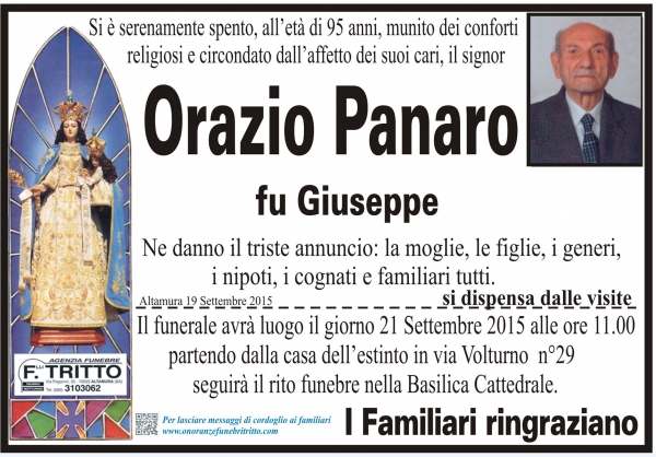 ORAZIO PANARO