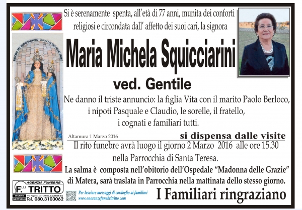 MARIA MICHELA SQUICCIARINI