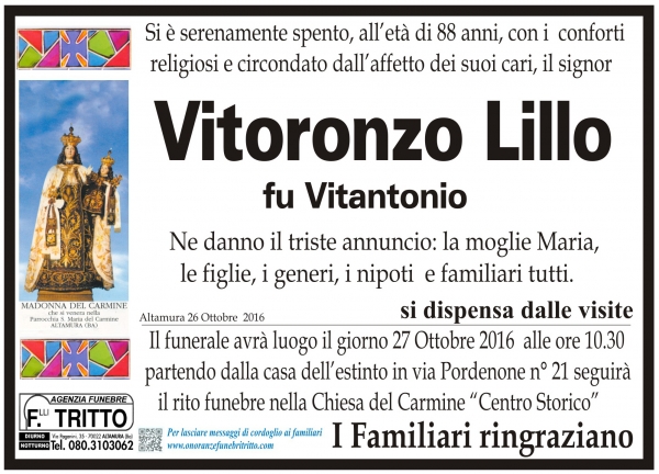 VITORONZO LILLO