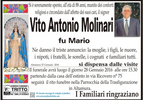 VITO ANTONIO MOLINARI