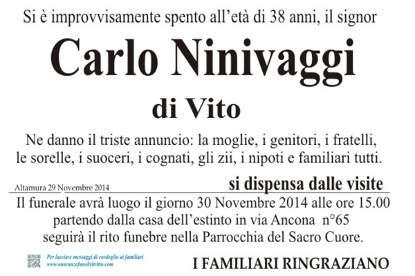 CARLO NINIVAGGI