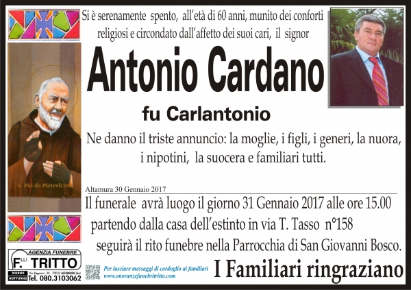 ANTONIO CARDANO