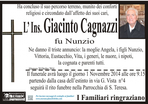 GIACINTO CAGNAZZI