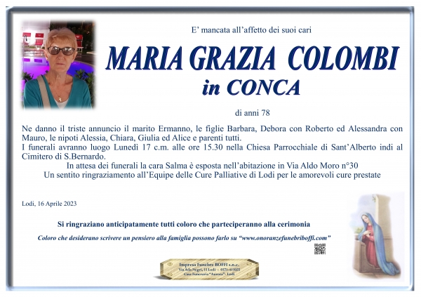 Maria Grazia Colombi