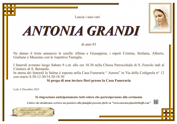 Antonia Grandi