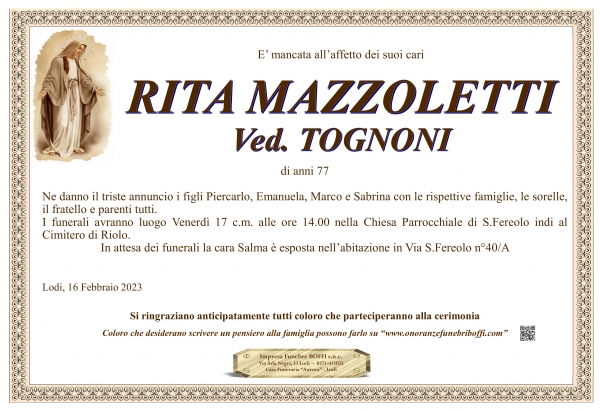 Rita Mazzoletti