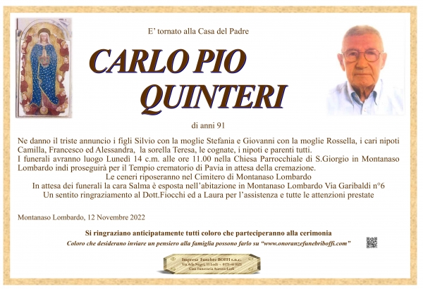 Carlo Pio Quinteri