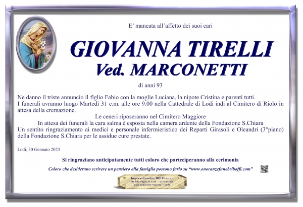 Giovanna Tirelli